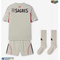 Otroški Nogometni dresi Benfica Gostujoči 2025-26 Kratek Rokav (+ Kratke hlače)